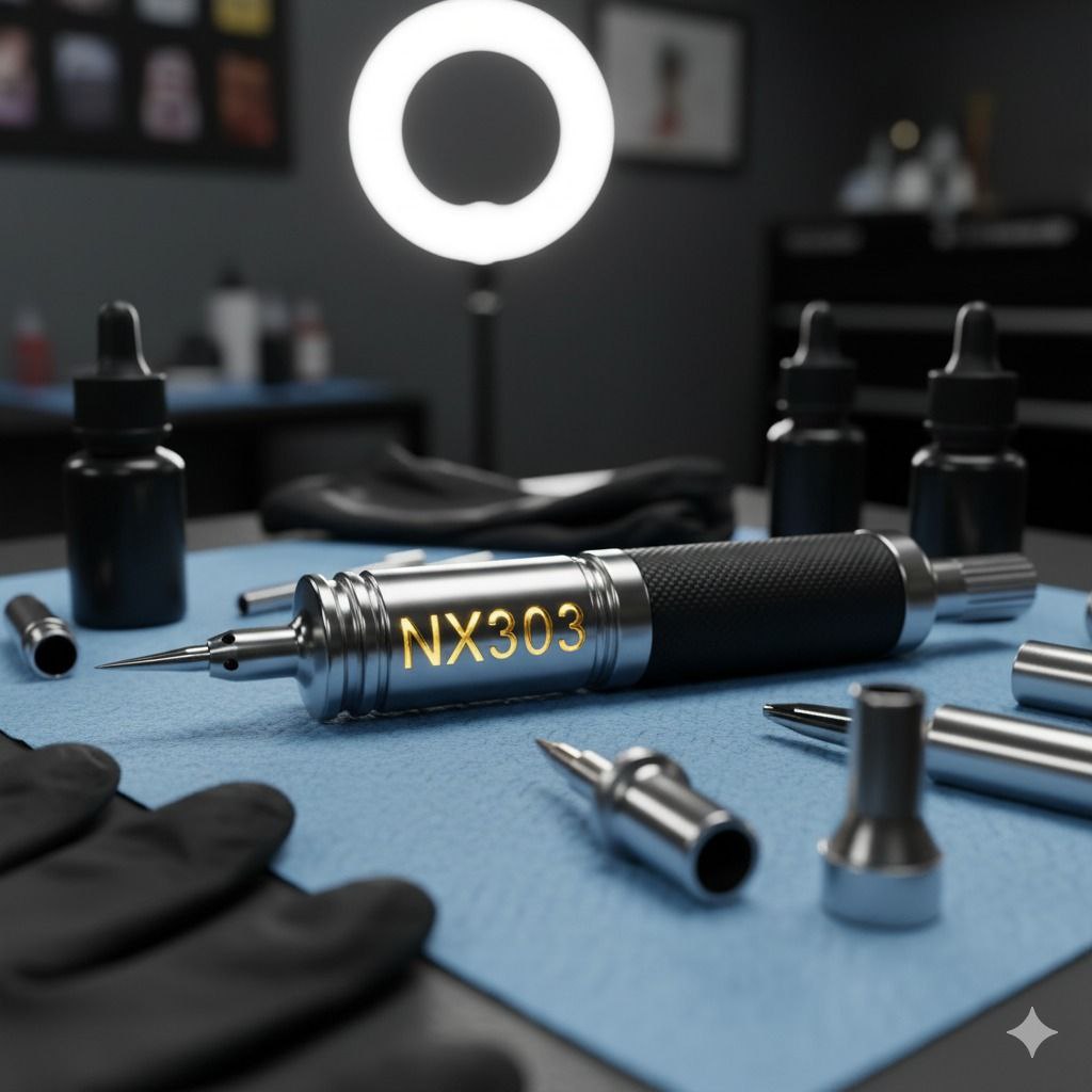 TATVIDA Tattoo Kit Complete Wireless Tattoo Machine, Tattoo Needles Cartridges and other Tattoo Supplies